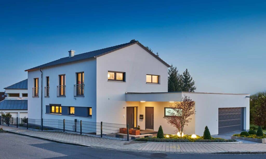 Außenansicht Haus Beck von Fertighaus WEISS