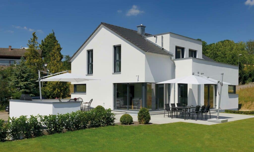 Garten Haus Hector von Fertighaus WEISS