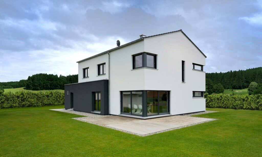 Pultdach Haus Pfrang von Fertighaus WEISS