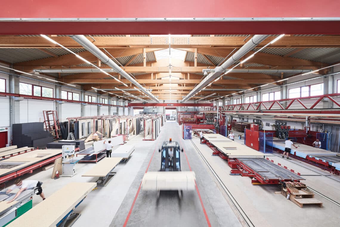 Fertighaus WEISS Halle innen