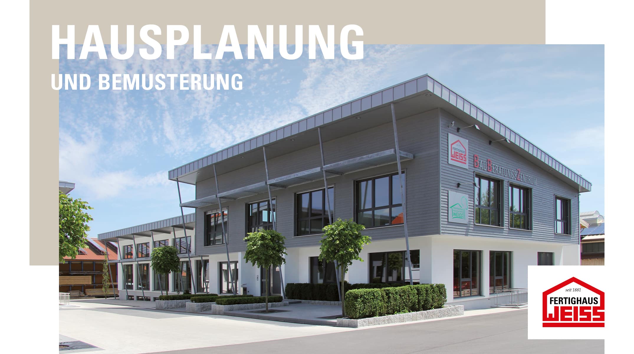 Fertighaus WEISS Video Hausplanung & Bemusterung