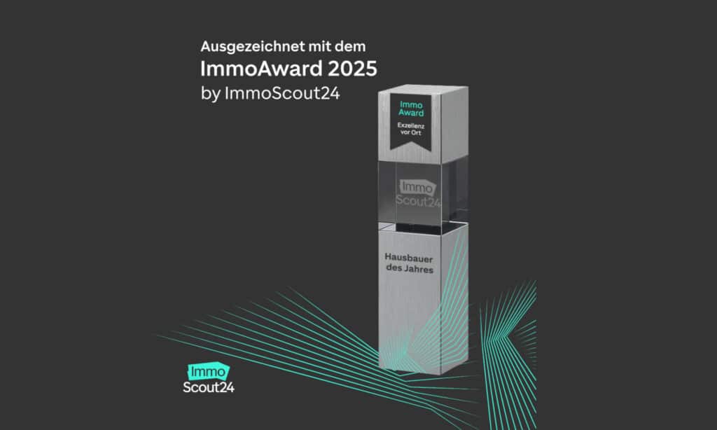 Fertighaus WEISS wurde beim ImmoAward 2025 als
