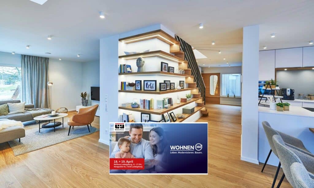 Fertighaus WEISS auf der Wohnen 360°