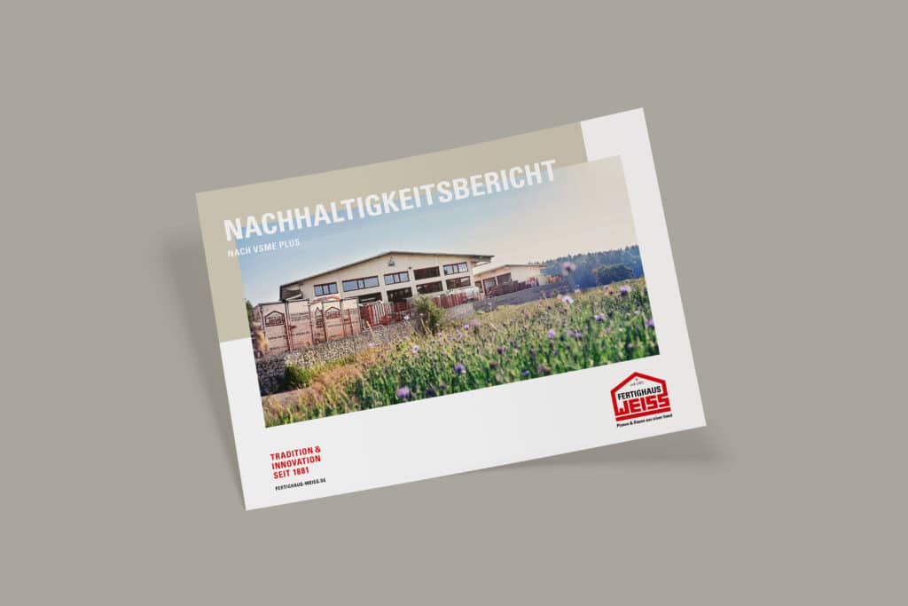 Fertighaus WEISS Nachhaltigkeitsbericht