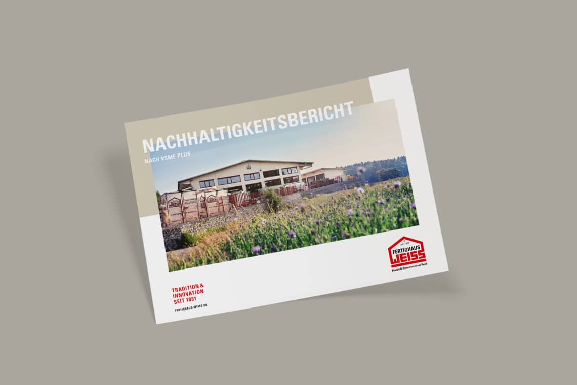 Fertighaus WEISS Nachhaltigkeitsbericht