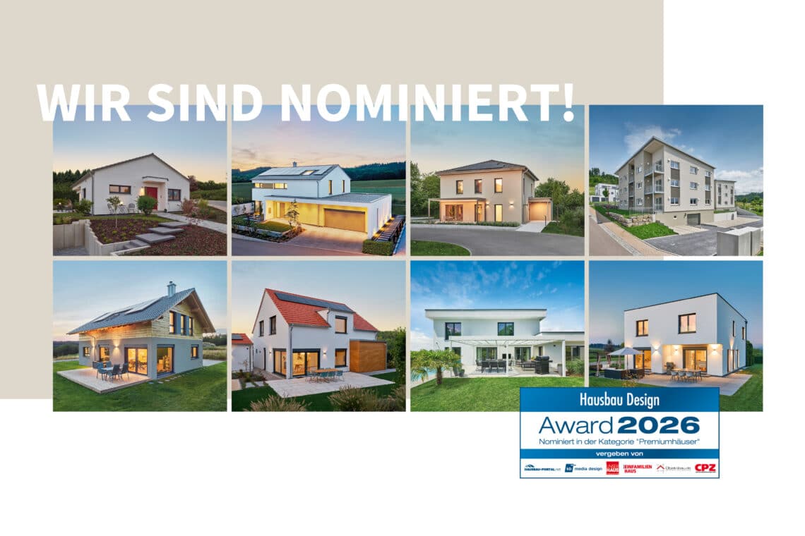 Nominierung Hausbau Design Award_Fertighaus WEISS