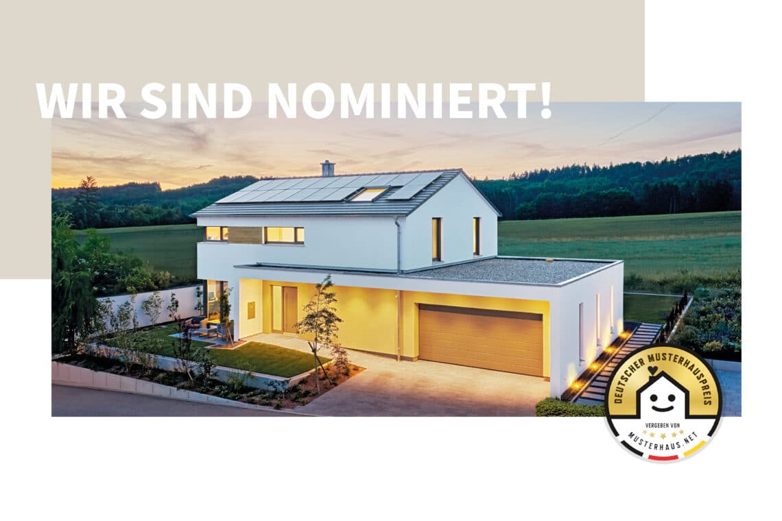 Haus Bieg nominert beim Deutschen Musterhauspreis